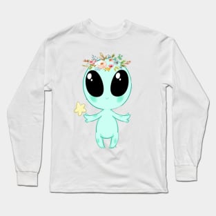 alien Cute Long Sleeve T-Shirt